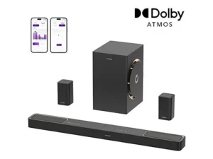 ULTIMEA Skywave F40 Boom – Barra de sonido 5.1.2 canales con Dolby Atmos, Subwoofer 6,5" con cable, Bluetooth, Control por App, Negro - Imagen 12