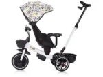 Triciclo Infantil Evolutivo Chipolino SMART 360º Asiento Giratorio Blanco con Manillar Ajustable y Capota - Imagen 5