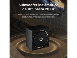 ULTIMEA Skywave X70 – Barra de sonido 7.1.4 con Dolby Atmos, Subwoofer inalámbrico 10”, Bluetooth 5.4, Control por app, 980W, Negro - Imagen 10