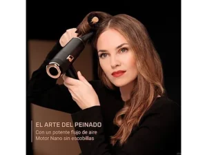 Rowenta Maestria Ultimate Experience CV9920 – Secador 2000 W Air-to-Care Iónico, 9 Ajustes, Motor BLDC, Difusor + 2 Boquillas, Negro / Cobre - Imagen 4