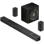 ULTIMEA Skywave X40 – Barra de sonido 5.1.2 Dolby Atmos, Subwoofer inalámbrico 6,5″, 530 W, Bluetooth 5.4, App ULTIMEA, Negro