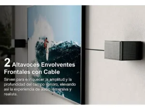 ULTIMEA Poseidon D80 Boom – Barra de sonido 7.1 con Dolby Atmos, Subwoofer inalámbrico, 500W, Bluetooth 5.3, HDMI eARC/HDMI IN, Control por App – Negro - Imagen 8