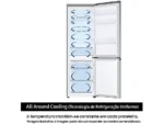 Frigorífico Combi Samsung RB34C632DSA/EF, 341 L, No Frost, Clase D, SmartThings AI, Inox - Imagen 4
