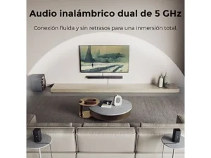 ULTIMEA Skywave X70 – Barra de sonido 7.1.4 con Dolby Atmos, Subwoofer inalámbrico 10”, Bluetooth 5.4, Control por app, 980W, Negro - Imagen 8
