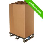 Palet Leña de Olivo LEÑAS LEGUA – 225 kg (0,6 m³, astillas secas, bajo humo)