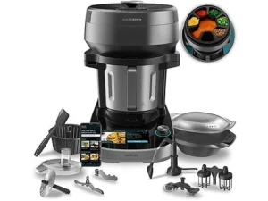 Cecotec Mambo CooKing Unique Robot de Cocina 1600 W Negro – 37 Funciones con Dispensador de Alimentos