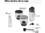 Cafetera Superautomática De'Longhi Rivelia EXAM440.55.B – 1450W, 19 Bar, Molinillo Integrado, LatteCrema Hot, Depósito de Leche, Pantalla Táctil, 16 Recetas, Negro - Imagen 2