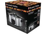 Russell Hobbs MaxiCook 22750-56 Olla de Cocción Lenta 6 L Plata — Temporizador Digital, 3 Temperaturas - Imagen 6