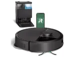 iRobot Roomba 405 Combo Plus | Robot Aspirador y Fregasuelos con Base de Vaciado y Lavado Automático | 7 kPa | Negro - Imagen 2