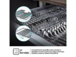 Lavavajillas Integrable Hisense HV16D5, 16 Servicios, 3 Niveles, Sin Panelar - Imagen 10