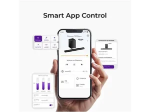 Barra de sonido ULTIMEA Skywave F30 Boom – 3.1.2 Canales, Dolby Atmos, Subwoofer 6.5", Control por App, Bluetooth, Negro - Imagen 3