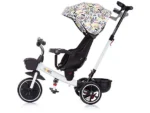 Triciclo Infantil Evolutivo Chipolino SMART 360º Asiento Giratorio Blanco con Manillar Ajustable y Capota - Imagen 6