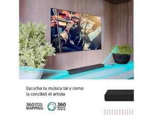 Barra de sonido Sony HT-A3000 – 3.1 Canales, Dolby Atmos, Subwoofer Integrado, Bluetooth, Wi-Fi, Negro - Imagen 4