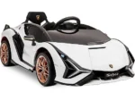 Playkin Lamborghini Sian White 12 V – Coche Eléctrico Infantil Blanco - Imagen 2