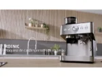 Cafetera Espresso Koenic KEM 21524 M – 15 bar, Thermoblock, Molinillo 30 Ajustes, 2 Tazas, Plata - Imagen 2
