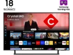 TV Samsung TU50DU8505K: 50" Crystal UHD 4K, Smart TV Tizen, Gaming Hub, Titan Gray