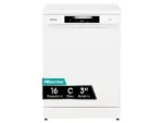 Lavavajillas Hisense HS643C90W, 16 Servicios, Clase C, Apertura Automática, Blanco