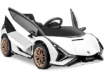 Playkin Lamborghini Sian White 12 V – Coche Eléctrico Infantil Blanco - Imagen 4