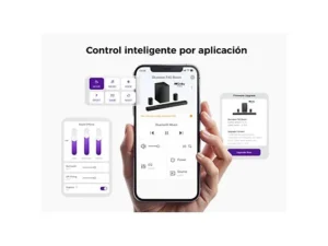 ULTIMEA Skywave F40 Boom – Barra de sonido 5.1.2 Canales, Dolby Atmos, Subwoofer 6,5" con cable, Control por App, Bluetooth, Negro - Imagen 4