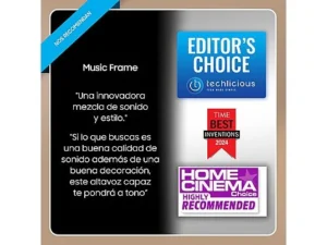 Altavoz Samsung MUSIC FRAME HW-LS60D/ZF – 6 altavoces, Dolby Atmos inalámbrico, Bluetooth, WiFi, Negro - Imagen 6