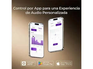 ULTIMEA Skywave X40 – Barra de sonido 5.1.2 Dolby Atmos, Subwoofer inalámbrico 6,5″, 530 W, Bluetooth 5.4, App ULTIMEA, Negro - Imagen 4