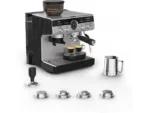 Cafetera Espresso Krups Precision XP801T – Molinillo Integrado, 30 Ajustes, 15 Bares, 1500W, Thermoblock, Depósito 3.5L, Inox - Imagen 9
