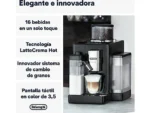 Cafetera Superautomática De'Longhi Rivelia EXAM440.55.B – 1450W, 19 Bar, Molinillo Integrado, LatteCrema Hot, Depósito de Leche, Pantalla Táctil, 16 Recetas, Negro - Imagen 9