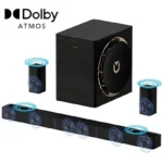 ULTIMEA Skywave X70 – Barra de sonido 7.1.4 con Dolby Atmos, Subwoofer inalámbrico 10”, Bluetooth 5.4, HDMI eARC, 980W, Negro