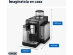 Cafetera Superautomática De'Longhi Rivelia EXAM440.55.B – 1450W, 19 Bar, Molinillo Integrado, LatteCrema Hot, Depósito de Leche, Pantalla Táctil, 16 Recetas, Negro - Imagen 4