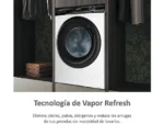 Lavadora Haier I-Pro Series 3 HW90-BP14939-S, 9 kg, 1400 rpm, Clase A, Vapor, Blanco - Imagen 4