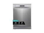Lavavajillas Hisense HS623D10X, 14 Servicios, Motor Inverter, Clase D, Inox