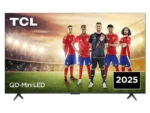 TV TCL 65C6K: 65" Mini LED 4K, 144 Hz Gaming, AiPQ Pro, Google TV, Negro