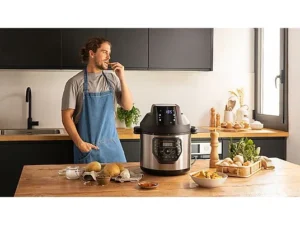 Cecotec GM H Fry 2035 Robot de Cocina 1000 W Negro – Multifunción 27 Programas con Freidora de Aire