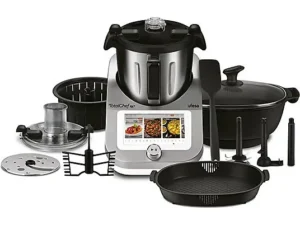 Robot de cocina UFESA TotalChef RK7 – 2000 W, 4.5 L, 30 funciones, WiFi, Pantalla 7”, Negro