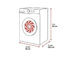 Lavadora LG Serie 600 F4WR6010A0W, 10 kg, 1400 rpm, Clase A, Blanco - Imagen 19