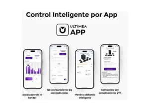 ULTIMEA Poseidon D80 Boom – Barra de sonido 7.1 Canales, Dolby Atmos, Subwoofer 6,5" Inalámbrico, Control por App, Bluetooth, Negro - Imagen 4