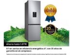Frigorífico Combi Samsung RB34C632DSA/EF, 341 L, No Frost, Clase D, SmartThings AI, Inox - Imagen 9