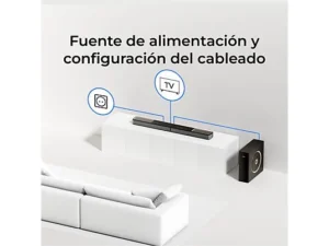 ULTIMEA Skywave F30 – Barra de sonido 3.1.2 Dolby Atmos, Subwoofer 5,25", 300 W, Bluetooth 5.4, HDMI eARC, Control App, Negro - Imagen 10