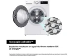 Lavadora Samsung WW90CGC04DTEEC, 9 kg, 1400 rpm, Clase A, EcoBubble™, Blanco - Imagen 6