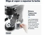 Cafetera Express De’Longhi Dedica EC685.BK – 15 bar, Thermoblock, Espumador, 1,3 L, Negro - Imagen 5