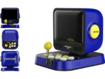Consola Retro My Arcade RetroStation Mega Man & Street Fighter LCD 8" Azul/Amarillo con Altavoces Super Bass