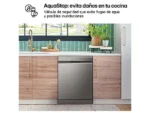Lavavajillas LG DF355FP, 14 Servicios, QuadWash™, Clase C, Inox - Imagen 7