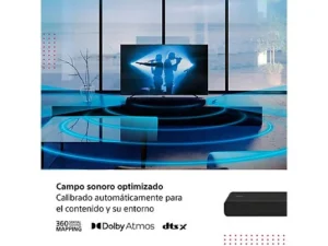 Barra de sonido Sony HT-A3000 – 3.1 Canales, Dolby Atmos, Subwoofer Integrado, Bluetooth, Wi-Fi, Negro - Imagen 6