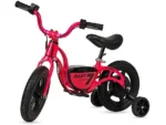Bicicleta Eléctrica Infantil ECOXTREM Dart 7 – 3 Velocidades, Ruedines, Batería de Litio, Rosa